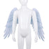 Halloween 3D Angel wings and Demon wings costume unisex soft adult and kids for halloween cosplay